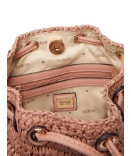 GUESS OFELIA Mini-Beuteltasche mit Schultergurt Korallenrosa - Damentaschen - 4