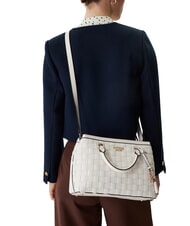 GUESS SANDY Handtasche mit Schulterriemen NICHT-GERADE WEISS - Damentaschen - 2