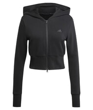 ADIDAS COQ Sweatshirt mit durchgehendem Rei&szlig;verschluss Schwarz - Sweatshirts Damen - 5