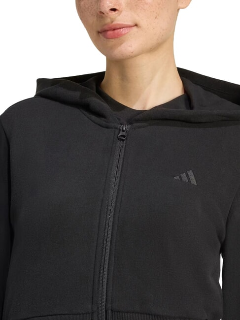 COQ Sweatshirt mit durchgehendem Rei&szlig;verschluss Schwarz - Sweatshirts Damen
