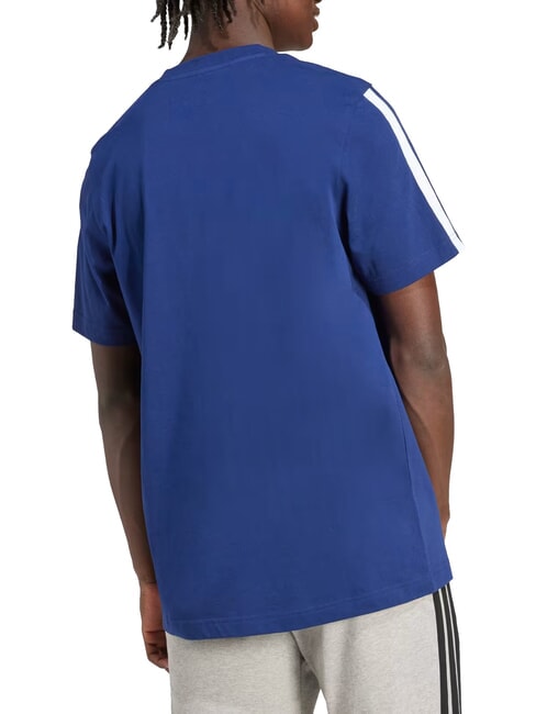 3 STRIPES Kurz&auml;rmeliges T-Shirt mit Rundhalsausschnitt Blau - Herren-T-Shirts