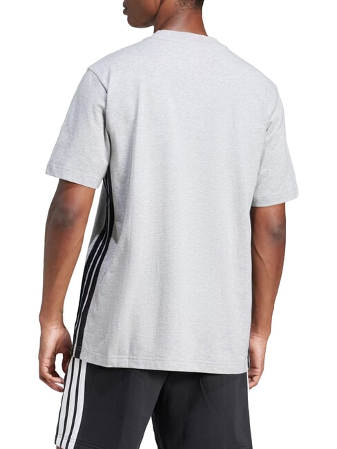 3 STRIPES Kurz&auml;rmeliges T-Shirt mit Rundhalsausschnitt grau - Herren-T-Shirts