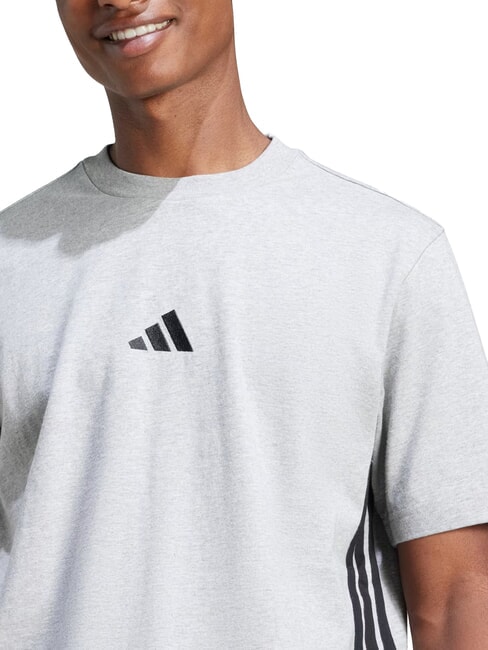 3 STRIPES Kurz&auml;rmeliges T-Shirt mit Rundhalsausschnitt grau - Herren-T-Shirts