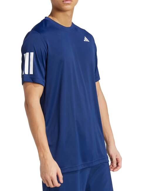 CLUB 3 STRIPES Tennis-T-Shirt Blau - Herren-T-Shirts