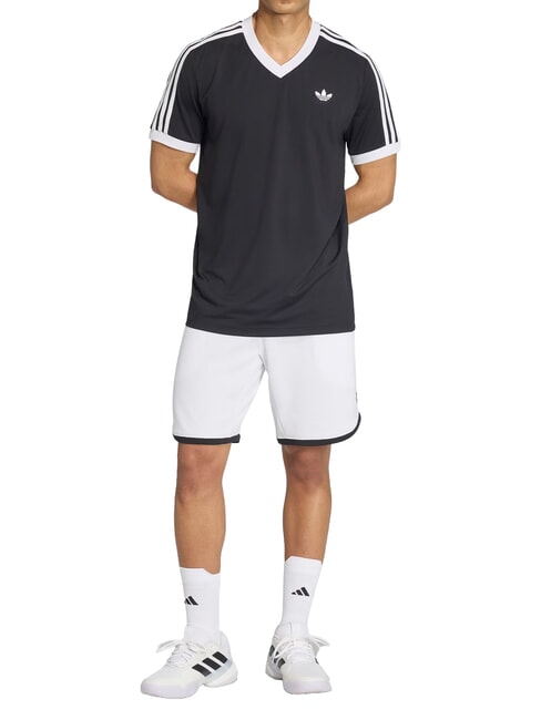 CLASSICS Kultiges Tennis-T-Shirt Schwarz - Herren-T-Shirts