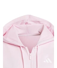 ADIDAS 3 STRIPES Kapuzenpulli mit Rei&szlig;verschluss Rosa - Sweatshirts Damen - 4