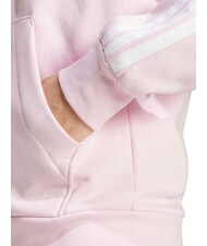 ADIDAS 3 STRIPES Kapuzenpulli mit Rei&szlig;verschluss Rosa - Sweatshirts Damen - 6