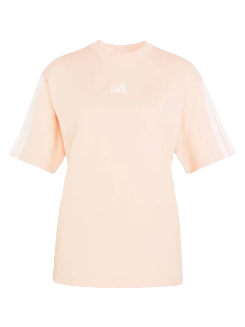 3 STRIPES Kurzarm-T-Shirt aus reiner Baumwolle Rosa - T-Shirts und Tops f&uuml;r Damen