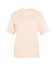 ADIDAS 3 STRIPES Kurzarm-T-Shirt aus reiner Baumwolle Rosa - T-Shirts und Tops f&uuml;r Damen - 4