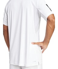 ADIDAS CLUB 3 STRIPES Tennis-T-Shirt Wei&szlig; - Herren-T-Shirts - 7