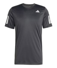 ADIDAS CLUB 3 STRIPES Tennis-T-Shirt Schwarz - Herren-T-Shirts - 4