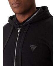 GUESS BASIC Sweatshirt mit durchgehendem Rei&szlig;verschluss jetbla - Sweatshirts Herren - 3