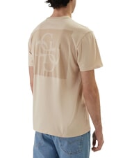 GUESS BASIC 4G MIST Baumwoll-T-Shirt helle Eiche mehr - Herren-T-Shirts - 2