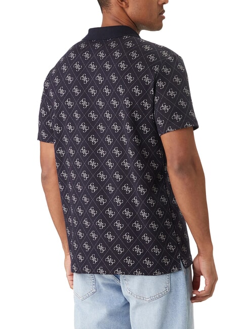 ALL OVER JACQUARD Pole allover 4g smart blue - Herren-Polo-Shirts/Herren-Polo-Shirt/Herrenpoloshirt/Herrenpoloshirts
