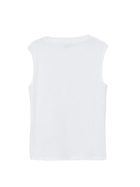 LOGO Tanktop purwei&szlig; - Kinder-T-Shirt