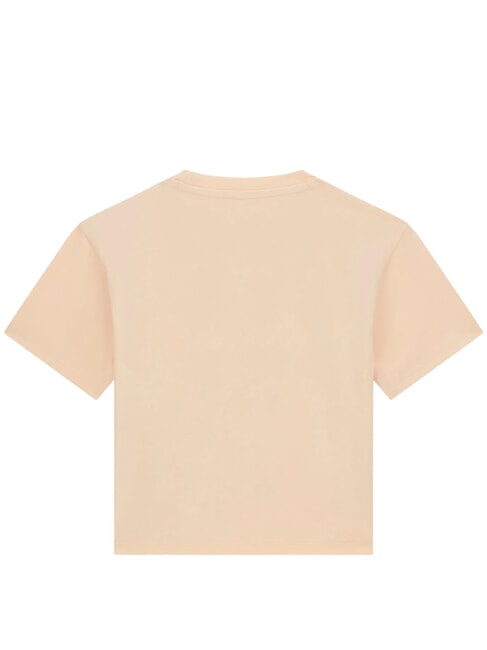 BOXY Baumwoll-T-Shirt Vanillestickerei - Kinder-T-Shirt