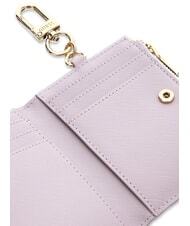 GUESS SAFFIANO Kartenhalter mit Schl&uuml;sselring lila - Schl&uuml;sselanh&auml;nger und Schl&uuml;sseletuis - 3