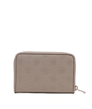 GUESS ANISE Mittlere Geldb&ouml;rse Logo in dunklem Taupe - Brieftaschen Damen - 3