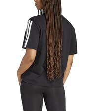 ADIDAS 3 STRIPES Sport-T-Shirt, reine Baumwolle Schwarz - T-Shirts und Tops f&uuml;r Damen - 2