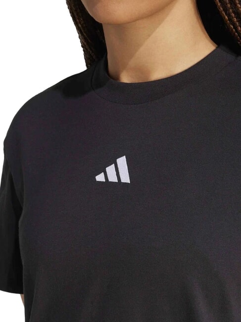 3 STRIPES Sport-T-Shirt, reine Baumwolle Schwarz - T-Shirts und Tops f&uuml;r Damen