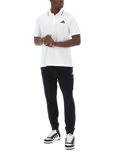 SMALL LOGO Kurz&auml;rmeliges Poloshirt aus reiner Baumwolle Wei&szlig; - Herren-Polo-Shirts/Herren-Polo-Shirt/Herrenpoloshirt/Herrenpoloshirts