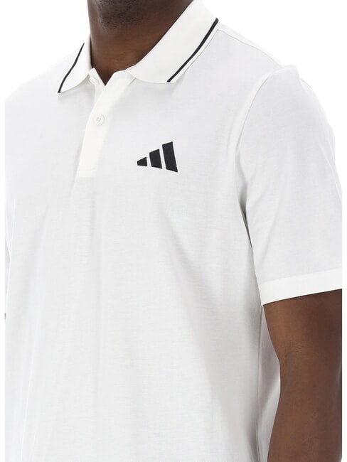SMALL LOGO Kurz&auml;rmeliges Poloshirt aus reiner Baumwolle Wei&szlig; - Herren-Polo-Shirts/Herren-Polo-Shirt/Herrenpoloshirt/Herrenpoloshirts