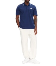 ADIDAS SMALL LOGO Kurz&auml;rmeliges Poloshirt aus reiner Baumwolle Blau - Herren-Polo-Shirts/Herren-Polo-Shirt/Herrenpoloshirt/Herrenpoloshirts - 3