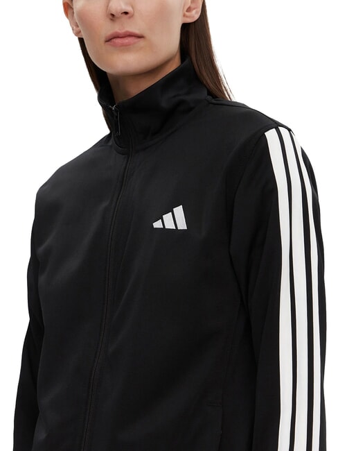 3 STRIPES Sweatshirt mit hohem Kragen Schwarz - Sweatshirts Damen