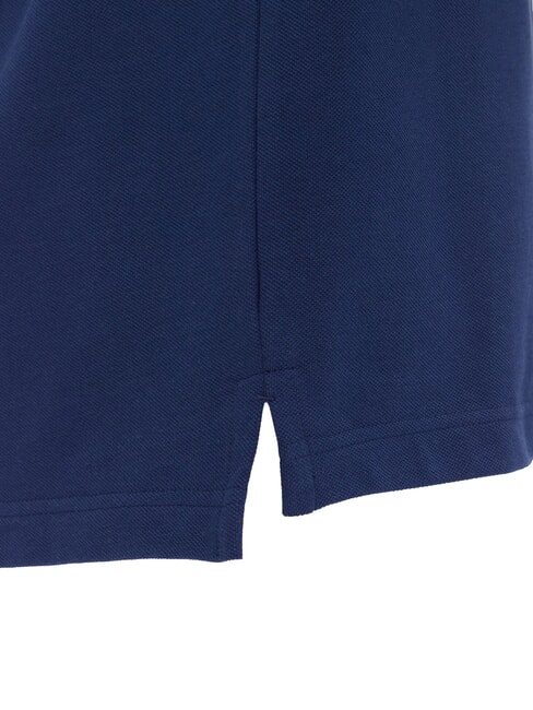 SMALL LOGO Kurz&auml;rmeliges Poloshirt aus reiner Baumwolle Blau - Herren-Polo-Shirts/Herren-Polo-Shirt/Herrenpoloshirt/Herrenpoloshirts