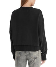 GUESS JEANS DROP BAKER CROP Baumwoll-Sweatshirt pechschwarz multi - Sweatshirts Damen - 2