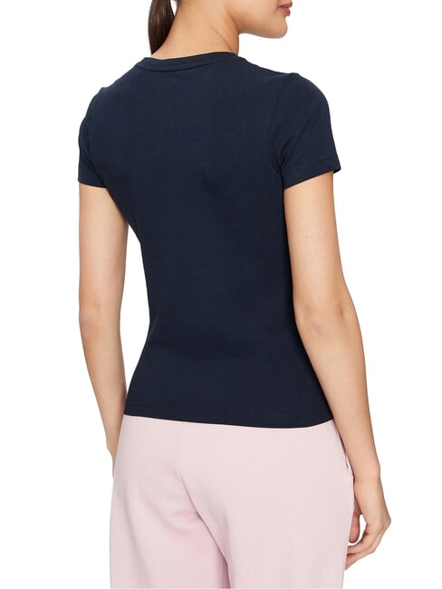 SLIM LOGO Slim-Fit-Stretch-T-Shirt gewagter Ozean - T-Shirts und Tops f&uuml;r Damen