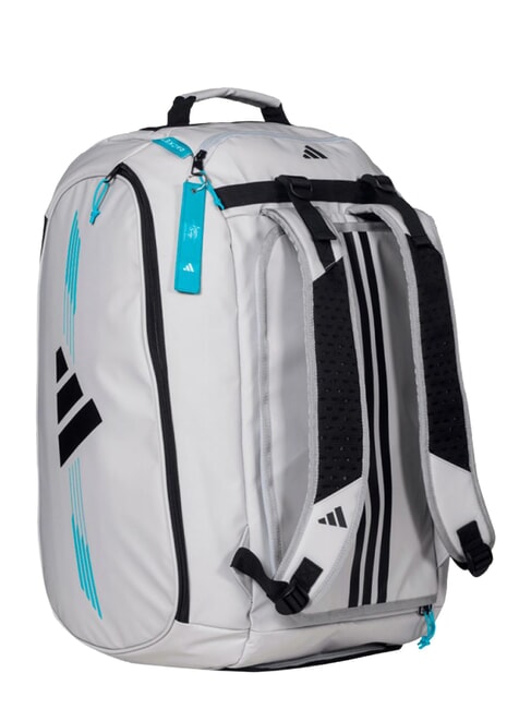 PROTOUR Rucksack mit mehreren F&auml;chern f&uuml;r Padel Wei&szlig; - Rucks&auml;cke f&uuml;r Schule &amp; Freizeit