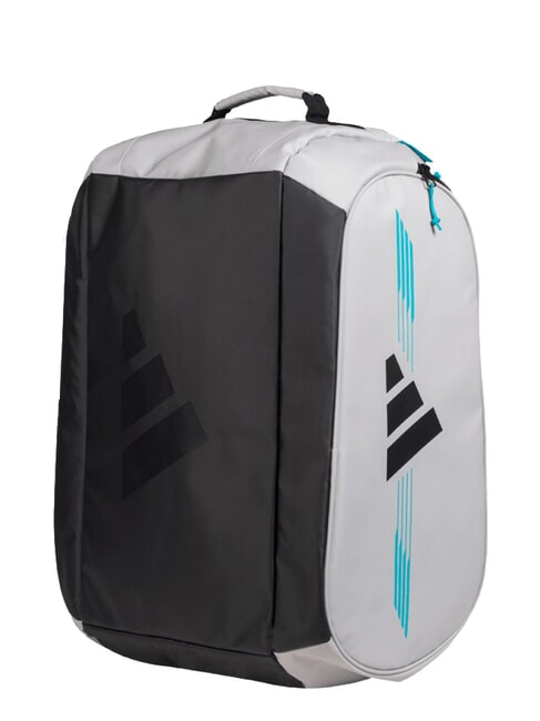 PROTOUR Rucksack mit mehreren F&auml;chern f&uuml;r Padel Wei&szlig; - Rucks&auml;cke f&uuml;r Schule &amp; Freizeit