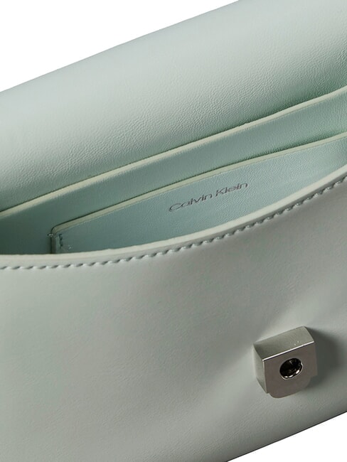 HARDWARE MONOGRAM Mini-Schultertasche fl&uuml;sterndes Blau - Damentaschen