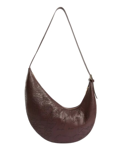 RISING MOON BAG Schultertasche, Leder Schokolade - Damentaschen