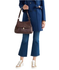 ALVIERO MARTINI PRIMA CLASSE ANTIQUE GEO Schultertasche, Leder Schokolade - Damentaschen - 4