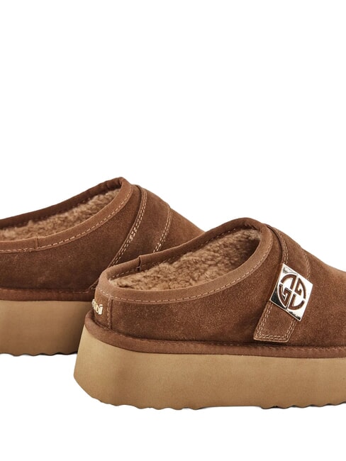 LELLA Wildlederclogs COGNAC - Damenschuhe
