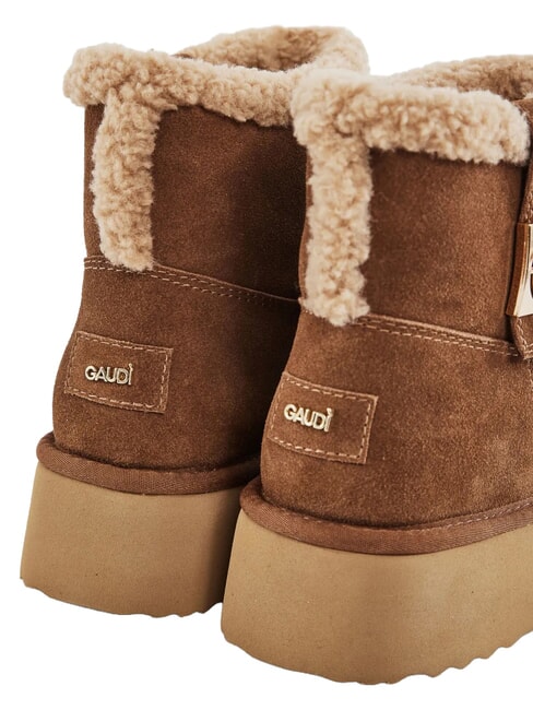 LELLA Wildleder-Ankle-Boots COGNAC - Damenschuhe