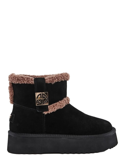 LELLA Wildleder-Ankle-Boots SCHWARZ - Damenschuhe