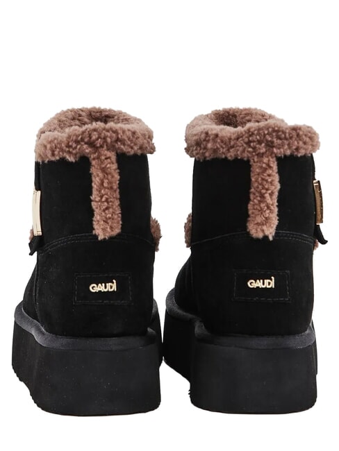 LELLA Wildleder-Ankle-Boots SCHWARZ - Damenschuhe