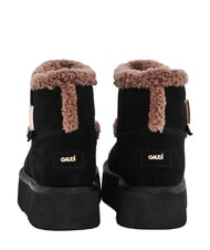 GAUD&Igrave; LELLA Wildleder-Ankle-Boots SCHWARZ - Damenschuhe - 3