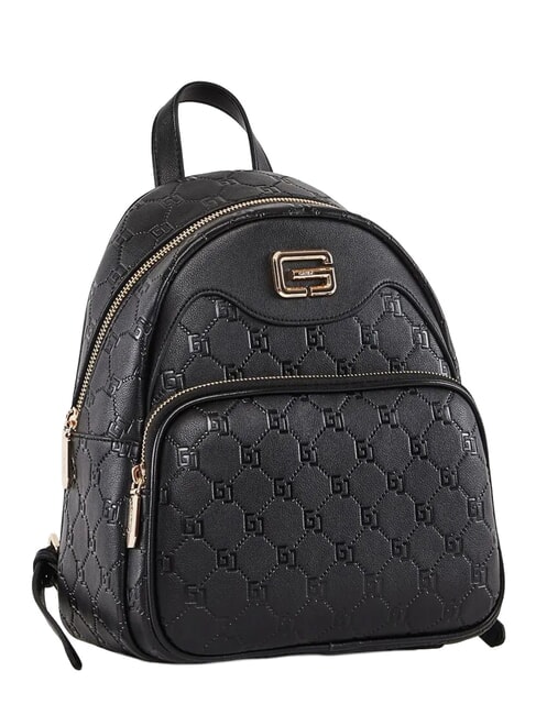 LEA Rucksack mit gepr&auml;gtem GJ-Schriftzug SCHWARZ - Damentaschen