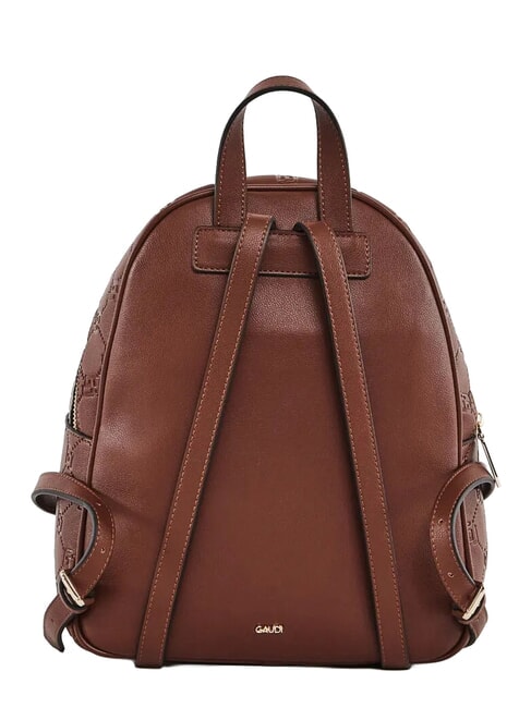 LEA Rucksack mit gepr&auml;gtem GJ-Schriftzug BRAUN - Damentaschen