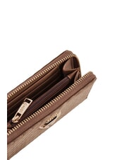 GAUD&Igrave; BEA BRAID Kompakte Geldb&ouml;rse mit Rei&szlig;verschluss Sand - Brieftaschen Damen - 2