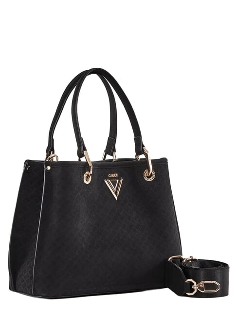BEA BRAID Kleine Schultertasche mit Schultergurt SCHWARZ - Damentaschen