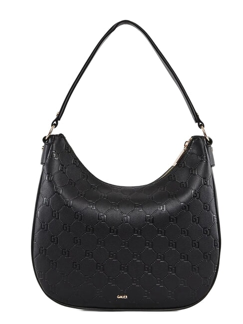 LEA Hobo-Schultertasche mit Schultergurt SCHWARZ - Damentaschen