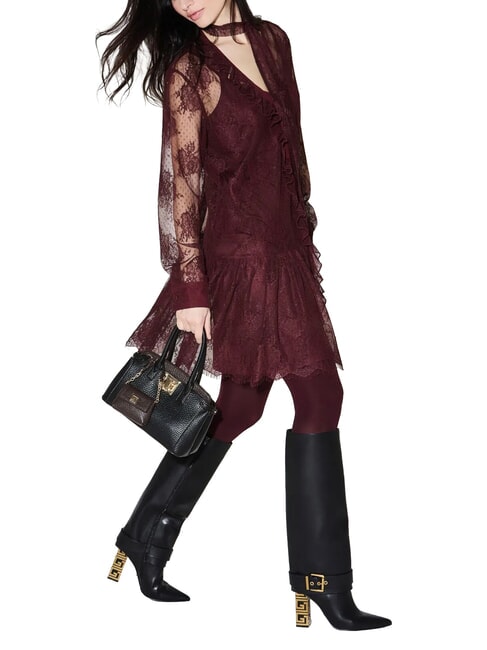 GIADA Handtasche mit Schulterriemen und Clutch SCHWARZ - Damentaschen