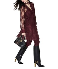 GAUD&Igrave; GIADA Handtasche mit Schulterriemen und Clutch SCHWARZ - Damentaschen - 2