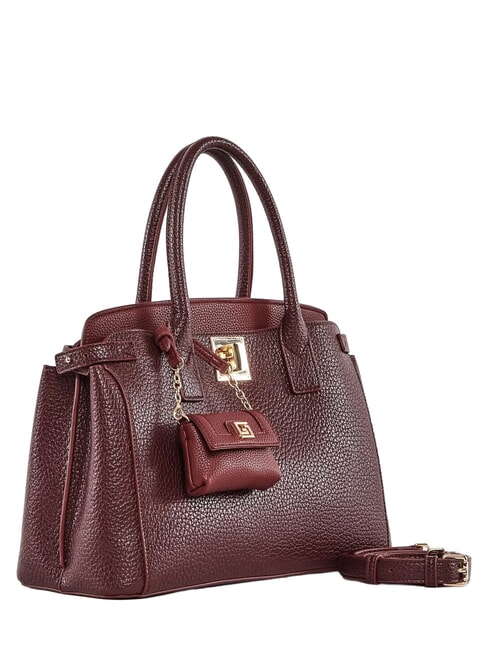 GIADA Handtasche mit Schulterriemen und Clutch Burgund - Damentaschen