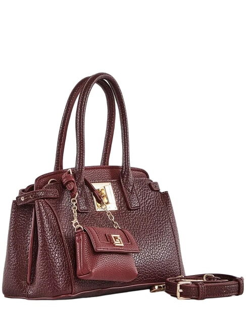 GIADA Handtasche mit Schulterriemen und Clutch Burgund - Damentaschen